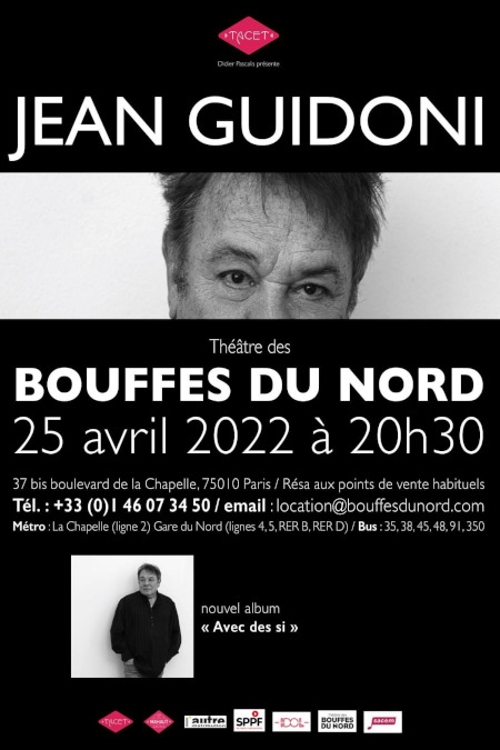 affiche Bouffes Du Nord 25 Avril 2022