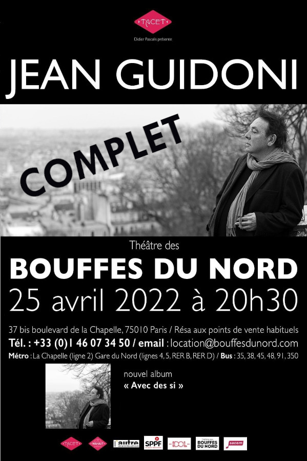 Affiche bouffe Du Nord 25 Avril 2022