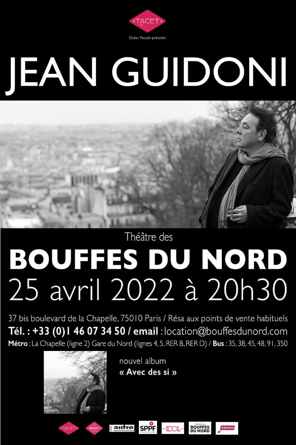 affiche Bouffes du Nord 25 Avril 2022