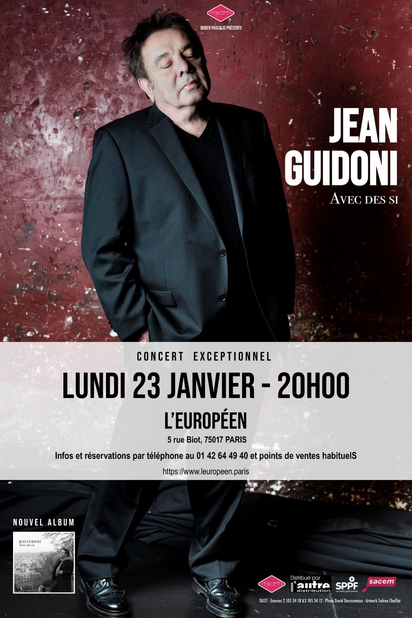 Jean Guidoni - Europen 23 01 2023 Paris