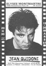 affiche Eysée Montmartre 1987